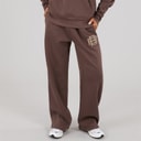 Womens Vella Wide Leg Joggers Coffee