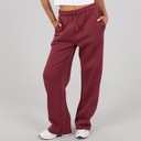 Womens Kyley Wide Leg Joggers Cordovan