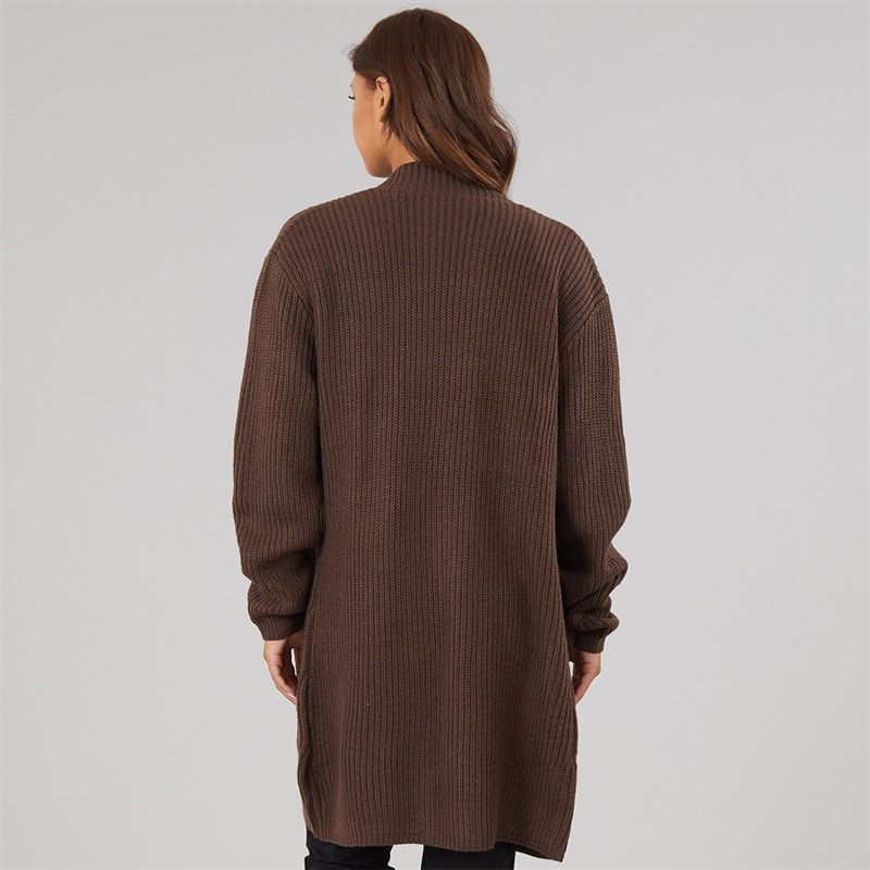 Womens Asteria Cardigan Coffee - Image 2