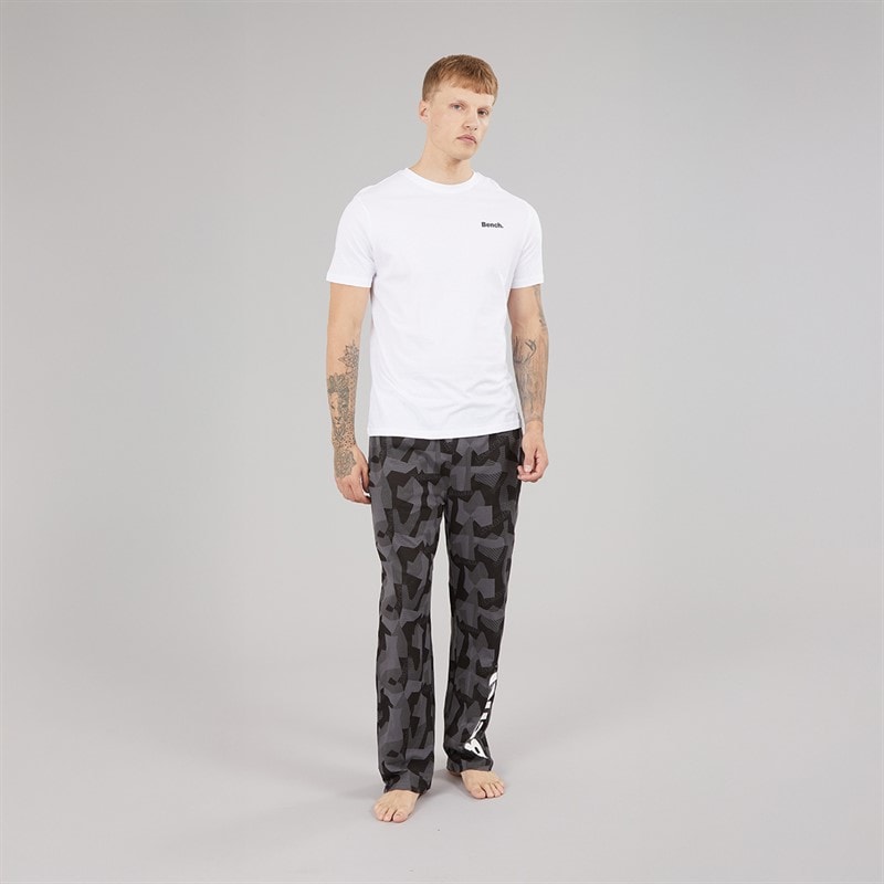 Mens Abbots Lounge Pants Black - Image 4