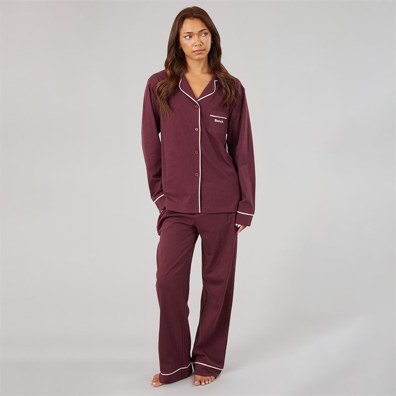 Womens Angelika Pyjamas Cherry Lacquer - Image 3