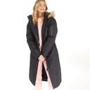 Womens Skylar Parka Coat Black