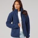 Womens Edition Sherpa Fleece Jacket Navy