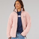 Womens Edition Sherpa Fleece Jacket Pink