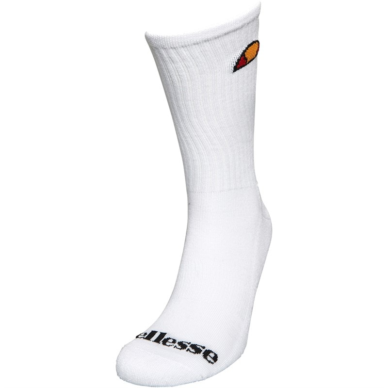 Three Pack Crew Socks White - Image 2