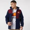 Mens Drago Hooded Fleece Jacket Navy