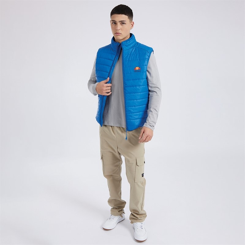 Mens Portina Gilet Blue - Image 4