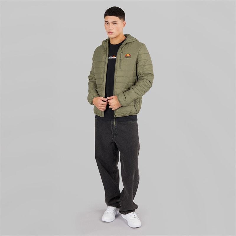 Mens Corricella Padded Jacket Khaki - Image 4
