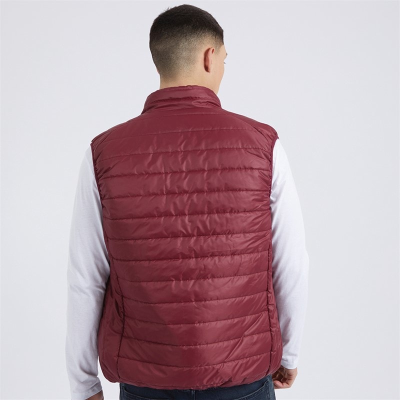 Mens Portina Gilet Burgundy - Image 2