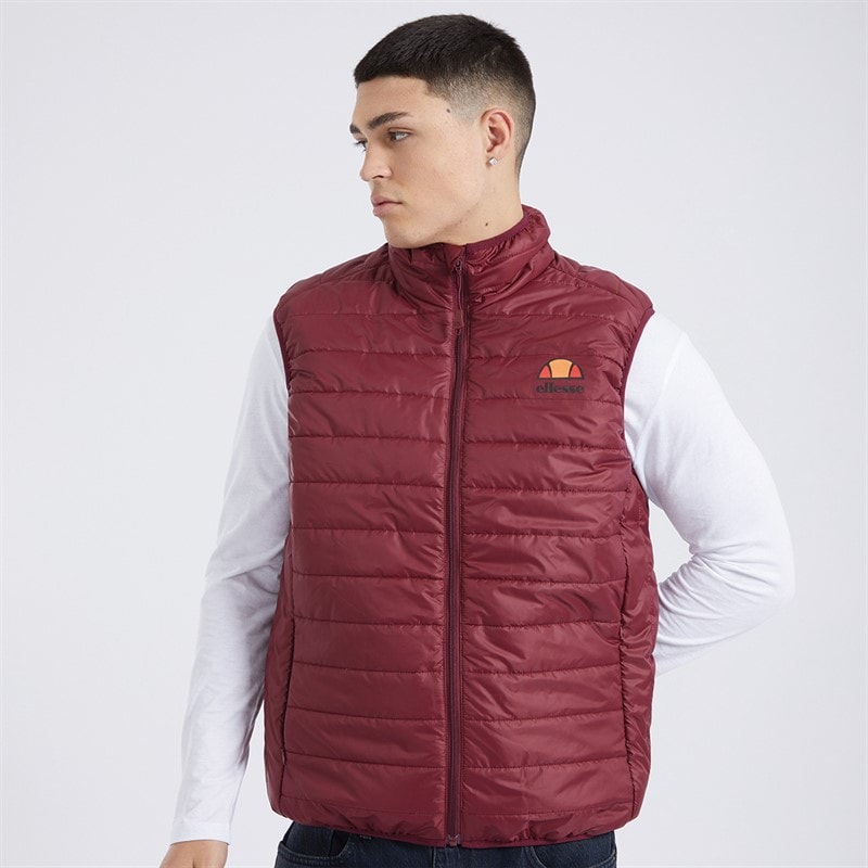 Mens Portina Gilet Burgundy - Image 5