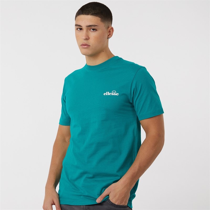 Mens Retanna Back Logo T-Shirt Dark Green - Image 2