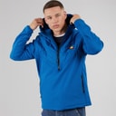 Mens Angiolo Hybrid Half Zip Jacket Blue