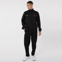Mens Ferrari Poly Tracksuit Black