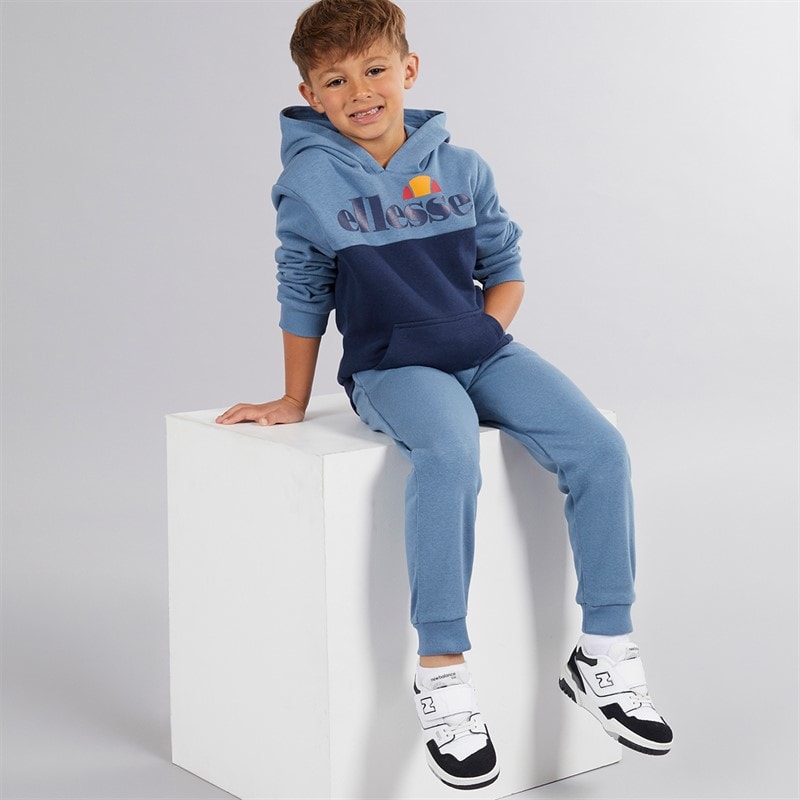 Boys Nathaniel Logo Tracksuit Blue - Image 1