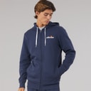 Mens Klemerio Full Zip Hoodie Navy