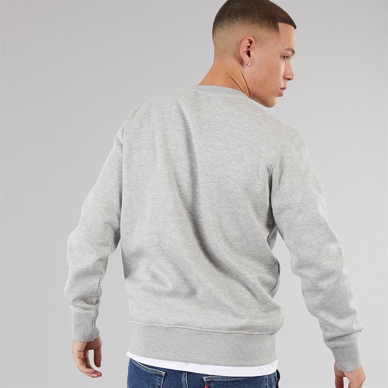 Mens Sikanni Sweatshirt Light Grey Marl - Image 2