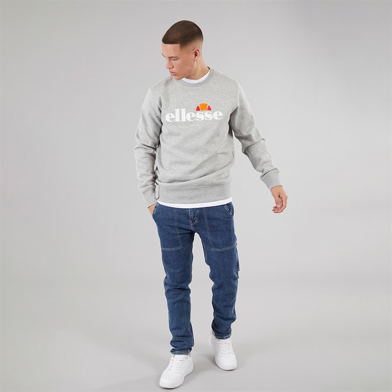 Mens Sikanni Sweatshirt Light Grey Marl - Image 3