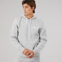 Mens Giffone Hoodie Light Grey Marl