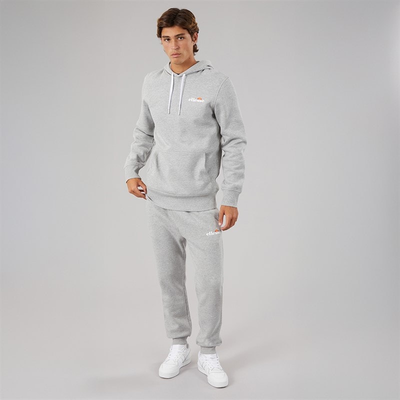 Mens Giffone Hoodie Light Grey Marl - Image 4