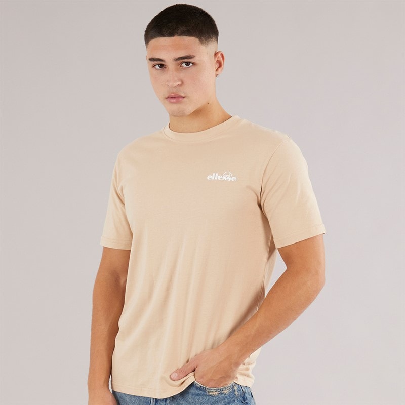 Mens Retanna Back Logo T-Shirt Natural - Image 2