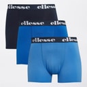 Mens Three Pack Boxer Trunks Navy/Blue
