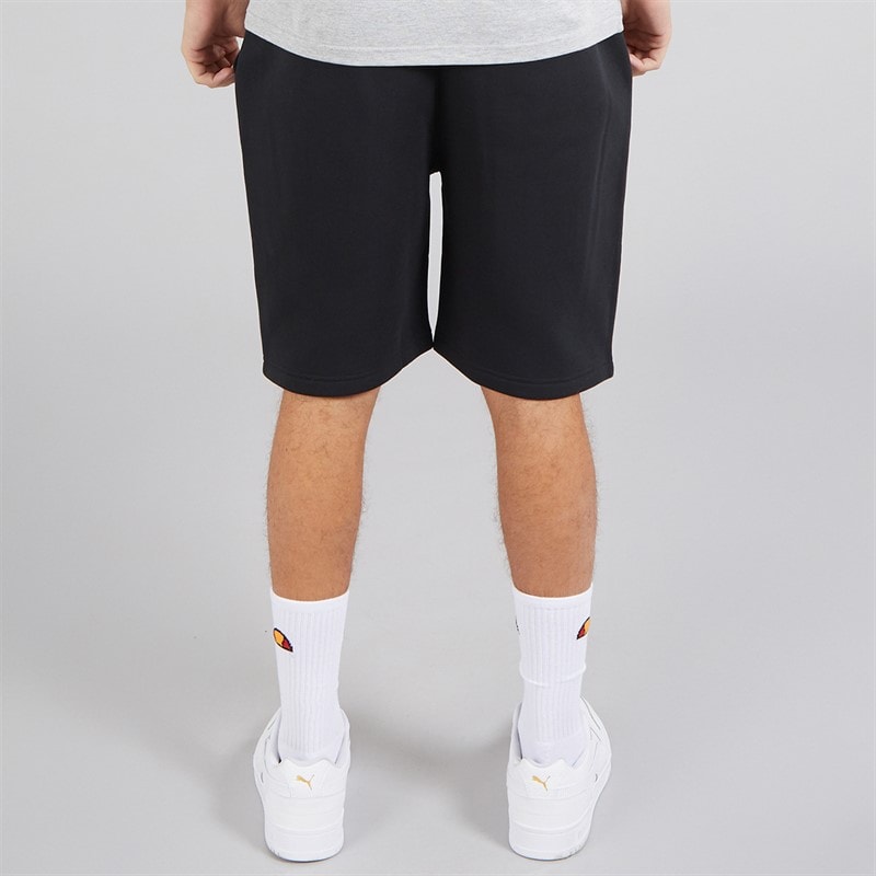 Mens Harison Sweat Shorts Black - Image 2