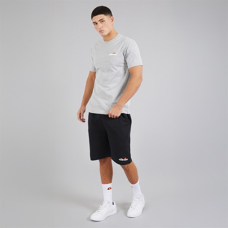Mens Harison Sweat Shorts Black - Image 4