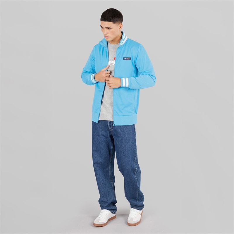 Mens Lochi Track Jacket Blue - Image 4