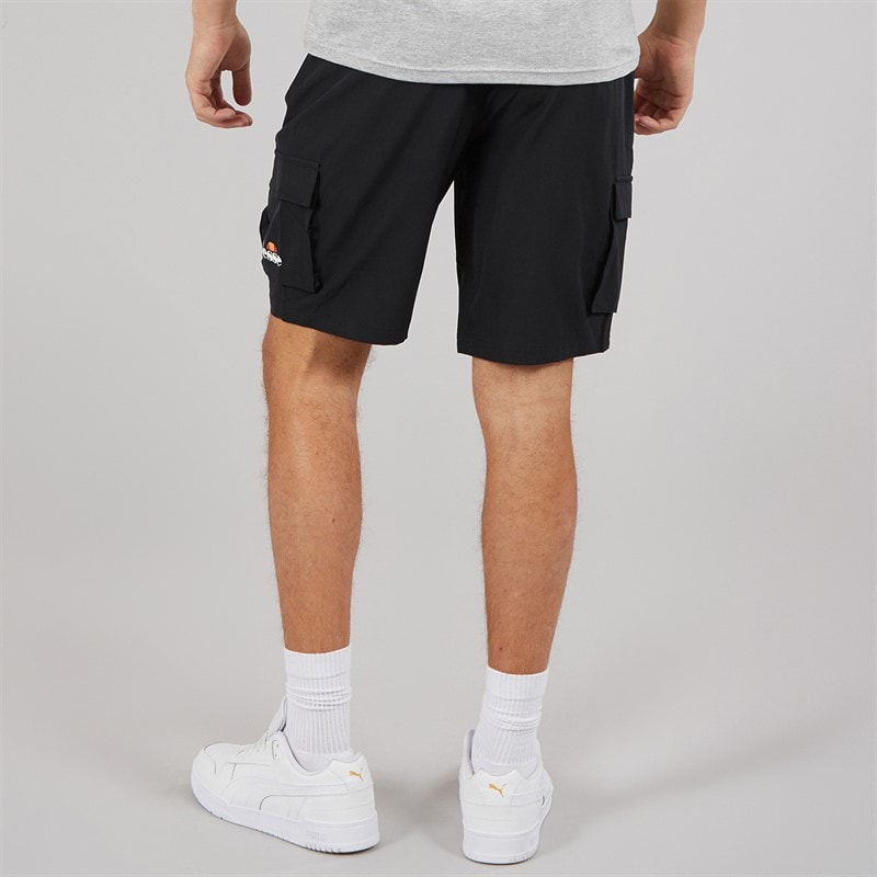 Mens Cafaro 2 Cargo Shorts Black - Image 2