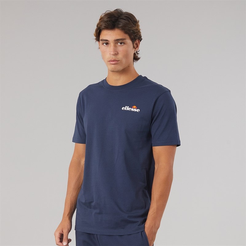 Mens Georgio Back Logo T-Shirt Navy - Image 2