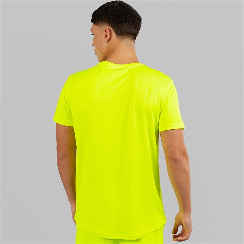 Mens Elpidio 2 Running Top Neon Yellow - Image 2