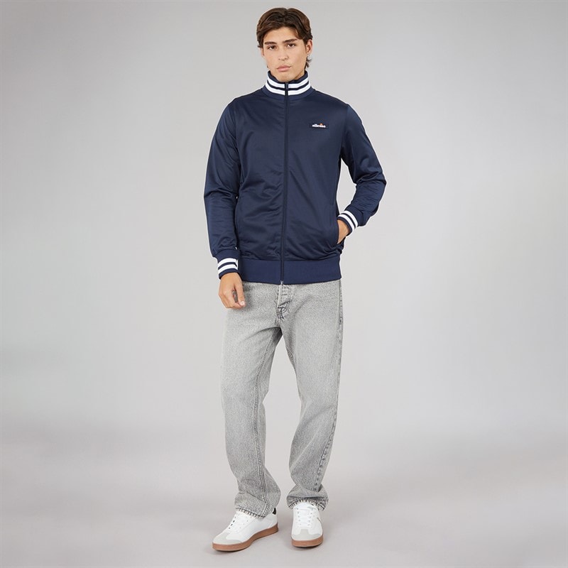 Mens Lochi Track Jacket Navy - Image 4