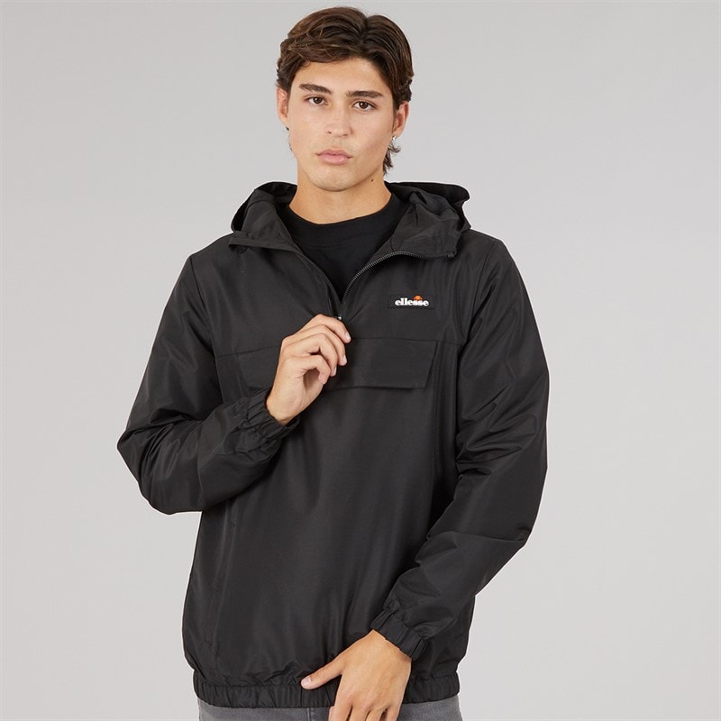 Mens Callum Anorak Jacket Black - Image 1