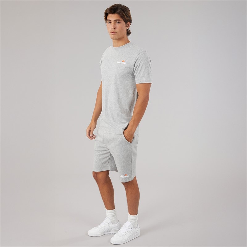 Mens Georgio Back Logo T-Shirt Grey Marl - Image 4