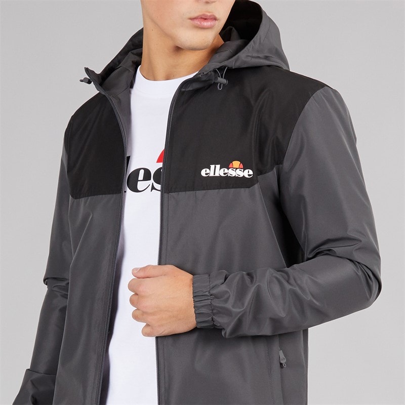 Mens Chilte Windrunner Jacket Dark Grey - Image 3