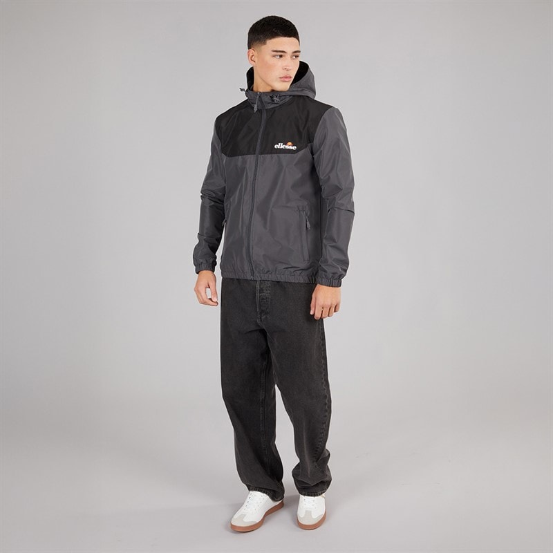 Mens Chilte Windrunner Jacket Dark Grey - Image 4