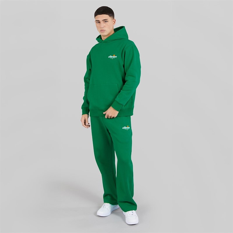 Mens Recke Relaxed Fit Hoodie Green - Image 4
