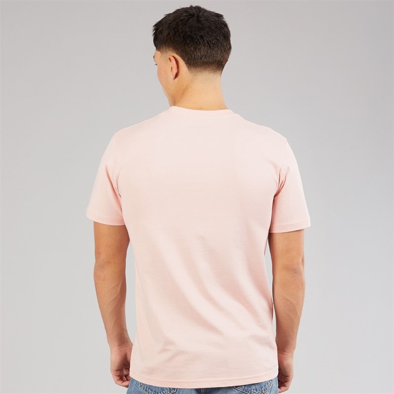 Mens Ollio 2 Central Logo T-Shirt Light Pink - Image 2