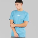 Mens Ollio 2 Central Logo T-Shirt Blue
