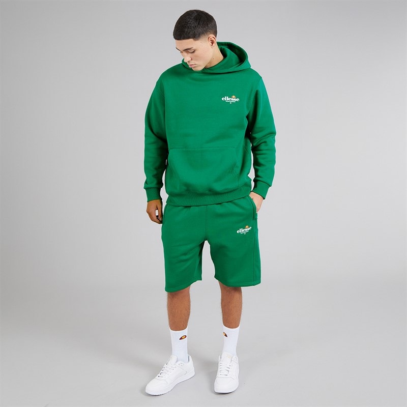 Mens Espel Relaxed Fit Shorts Green - Image 4
