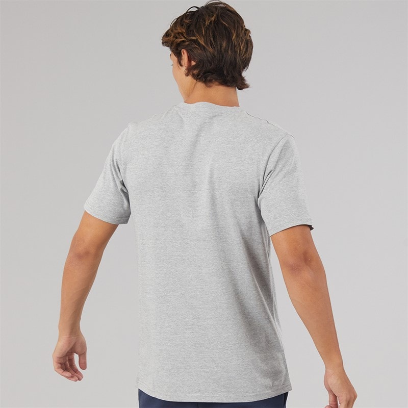 Mens Malbory 2 Left Chest T-Shirt Grey Marl - Image 2