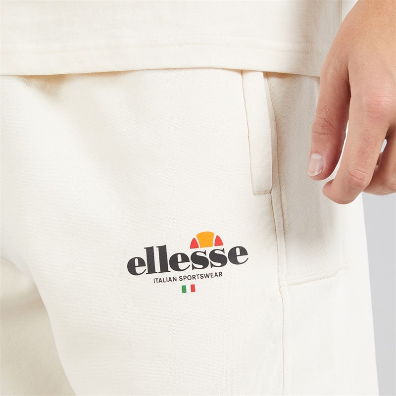Mens Espel Relaxed Fit Shorts Off White - Image 3