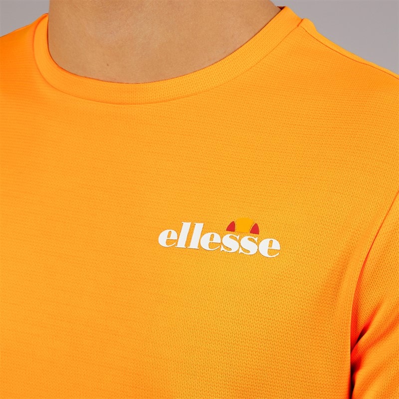 Mens Elpidio 2 Running Top Orange - Image 3