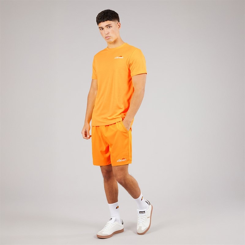 Mens Elpidio 2 Running Top Orange - Image 4