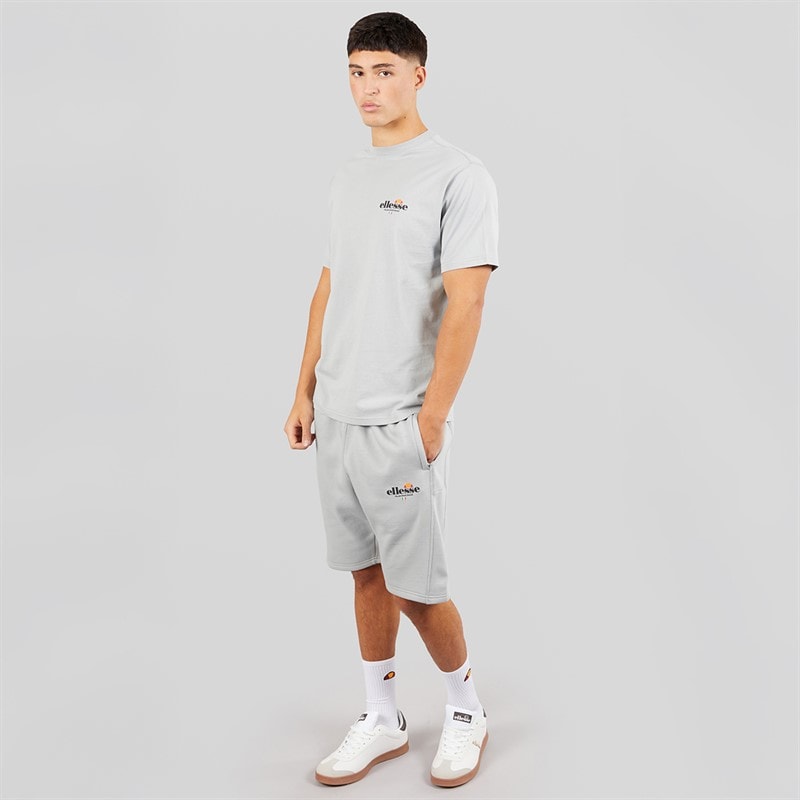 Mens Espel Relaxed Fit Shorts Grey - Image 4