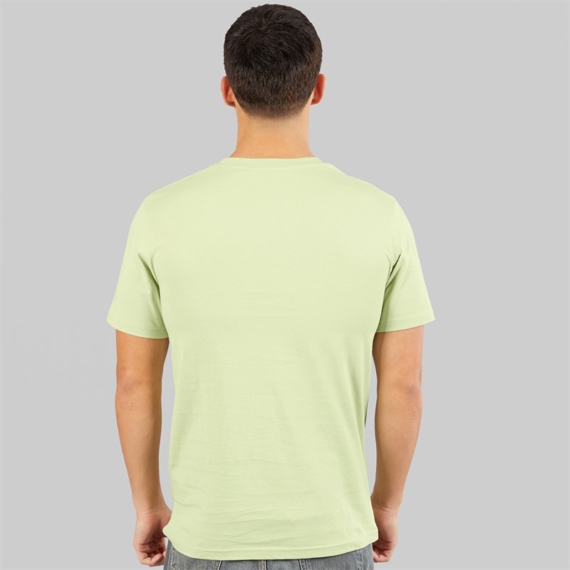 Mens Ollio 2 Central Logo T-Shirt Light Green - Image 2