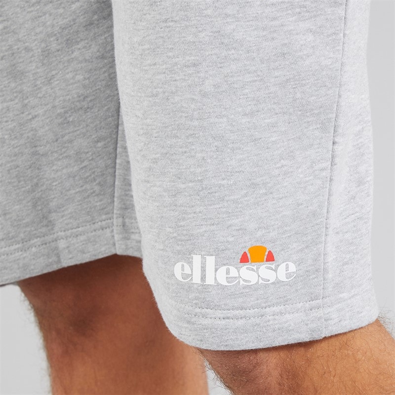 Mens Harison Sweat Shorts Light Grey Marl - Image 3