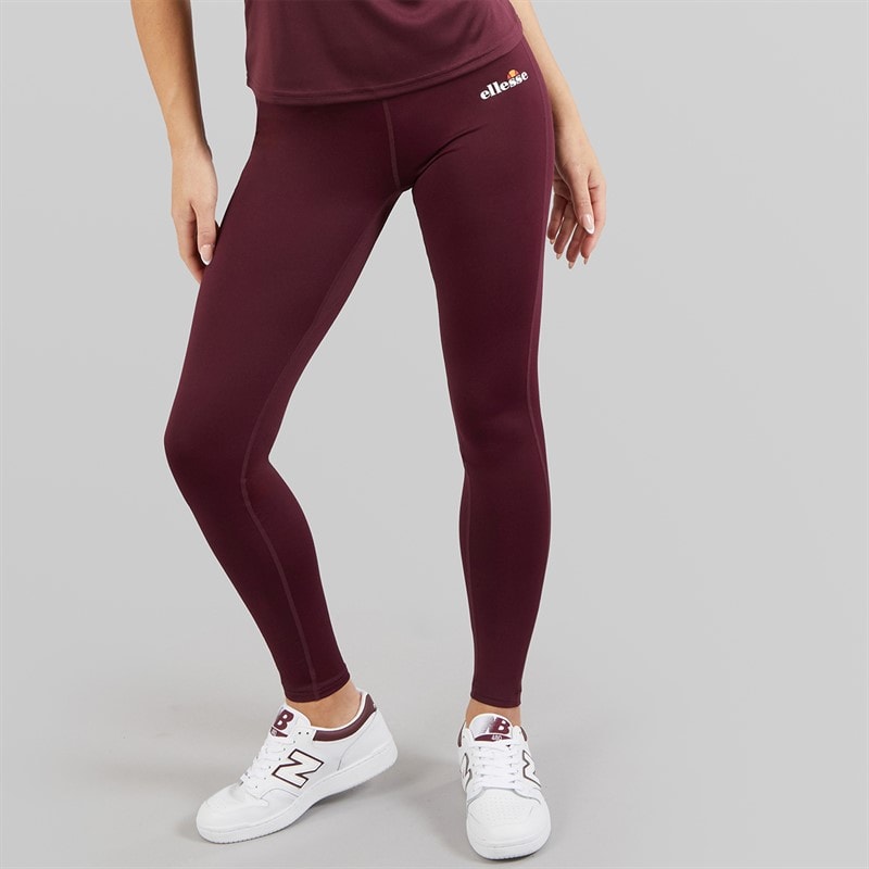 Womens Deana High Waisted Tight Leggings Dark Purple - Image 3