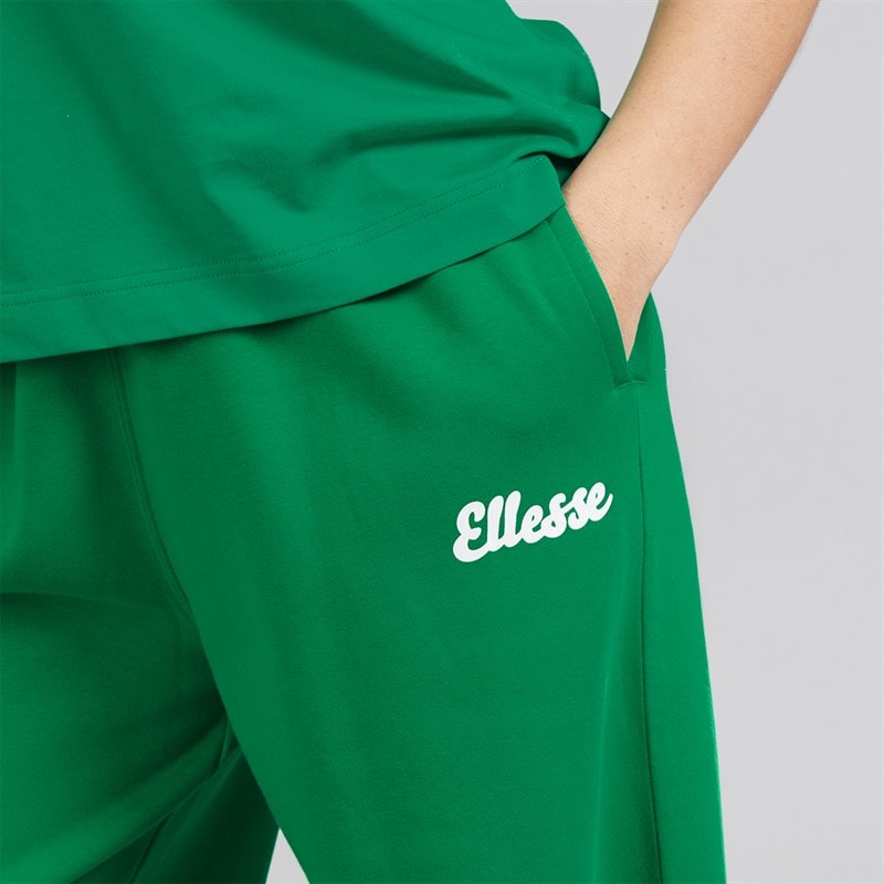 Womens Rochella Wide Leg Sweat Pants Green - Image 3