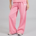 Womens Rochella Wide Leg Sweat Pants Bright Pink
